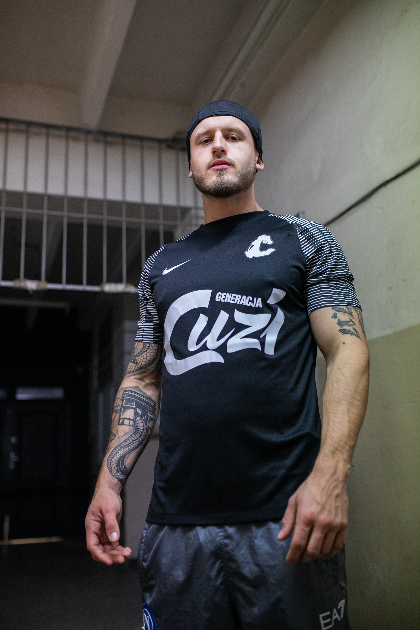KOSZULKA GENERACJA CUZI JERSEY BLACK